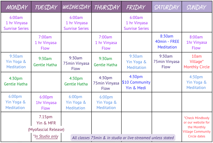 2026 Timetable - Spanda Fremantle